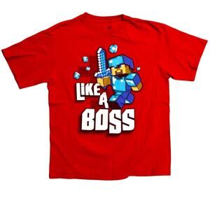 Minecraft Boy’s Like a Boss T-Shirt